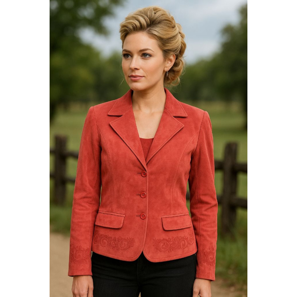 Dusty Ted Vintage Suede Blazer